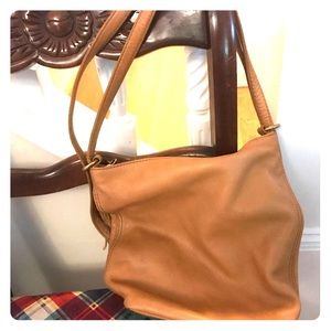 Hobo Blaze convertible leather backpack in camel